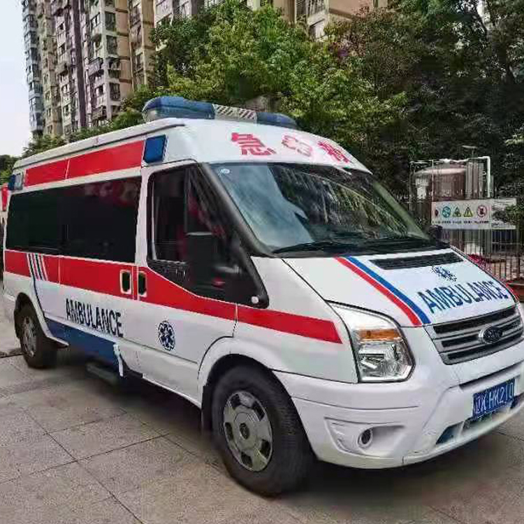 垦利长途救护车护送病人返乡